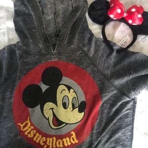 Authentic Disneyland Cotton Sweatshirt and Ears